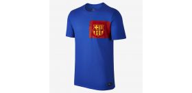 Nike FC Barcelona Crest Tee "blue" + darček z nášho obchodu grátis!