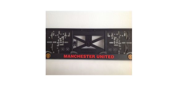 Podložka pod ŠPZ Manchester United - sada 2ks