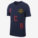 Nike pánske tričko FC Barcelona - tmavomodré + darček z nášho obchodu GRATIS!