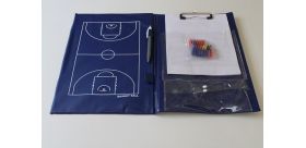 Taktická tabuľa na basketbal - 23 x 40 cm