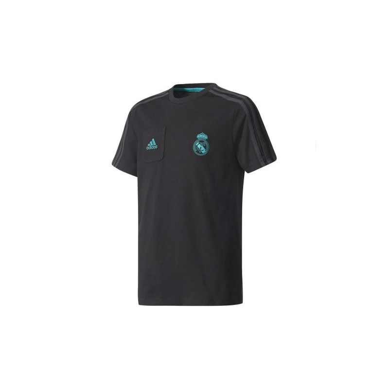 Detské tričko Adidas Real Madrid Tee čierne + darček z nášho obchodu grátis!