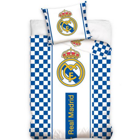 Postelné obliečky Real Madrid kockované (ffcz) 