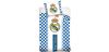 Postelné obliečky Real Madrid kockované (ffcz) 