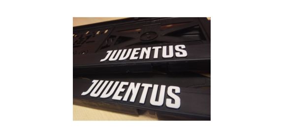 Podložka pod ŠPZ JUVENTUS - sada 2 ks