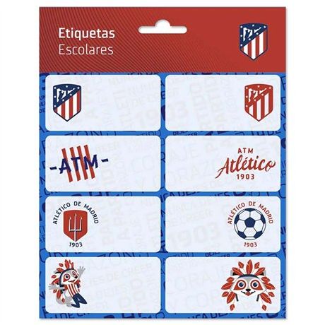 Zošitové štítky Atletico de Madrid