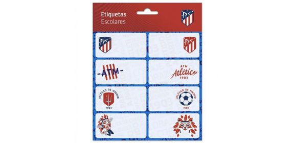 Zošitové štítky Atletico de Madrid