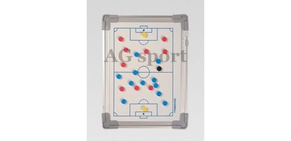 Magnetická taktická tabuľa na futbal - 20 x 30 cm