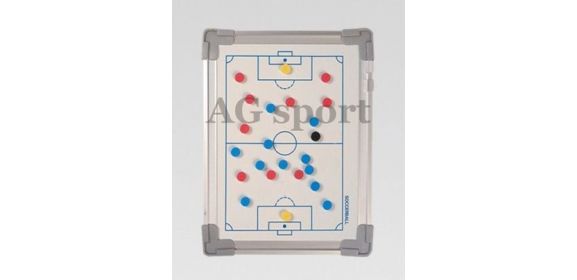 Magnetická taktická tabuľa na futbal - 20 x 30 cm
