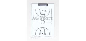 Taktická tabuľa na basketbal - 23 x 40 cm