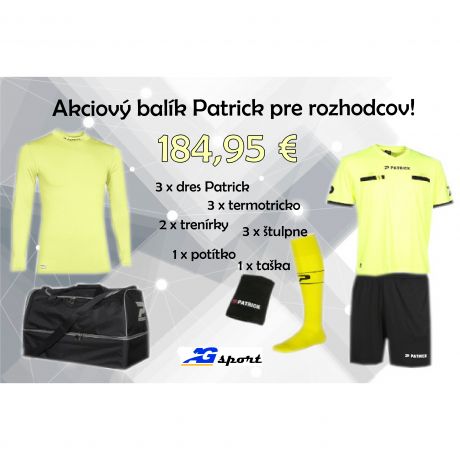 Akciový balík Patrick pre rozhodcov!