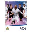 Nástenný kalendár Real Madrid 2021