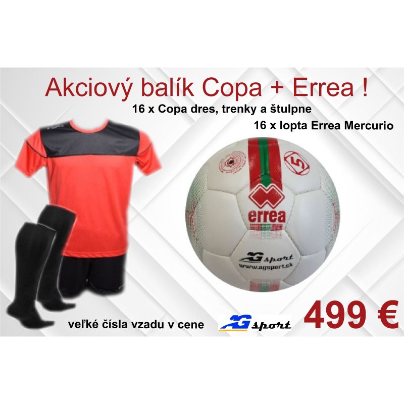 Akciový balík Copa + Errea !