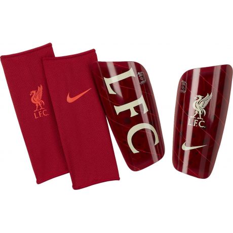 Futbalové chrániče Nike Mercurial Lite Liverpool + darček kľúčenka Liverpool!