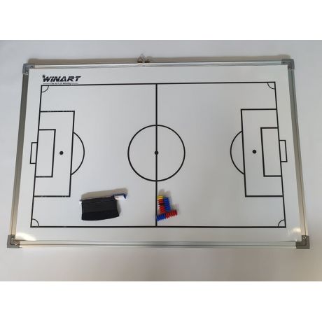 Taktická tabuľa na futbal Winart 90x60 cm