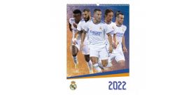 Nástenný kalendár Real Madrid 2022