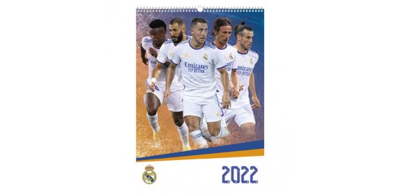 Nástenný kalendár Real Madrid 2022