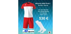 Akciový balík Errea Brandon + Barney 16 ks!