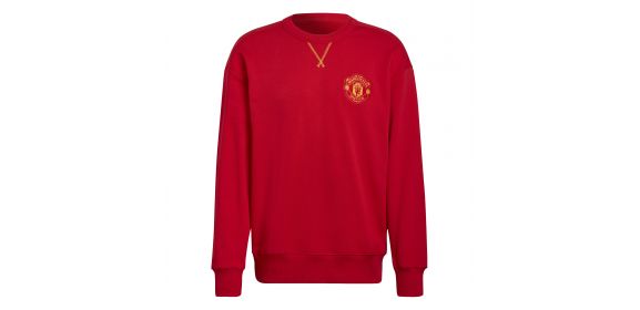 Pánsky pulóver Adidas CNY CREW Manchester United + darček Manchester United!