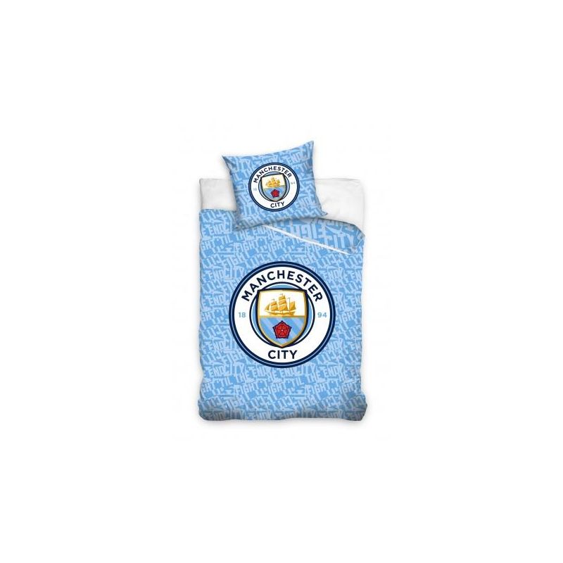 Posteľné obliečky obojstranné svietiace Manchester City