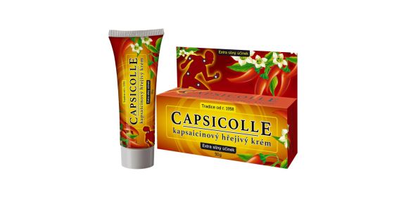 CAPSICOLLE KAPSAICÍNOVÝ KRÉM EXTRA HREJIVÝ 50G
