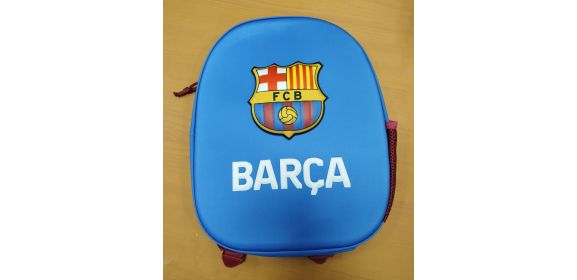 Detský batoh FC Barcelona 3D oválny