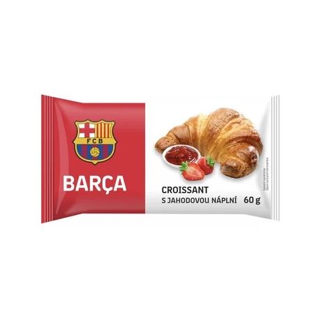 Croissant FC Barcelona - jahoda