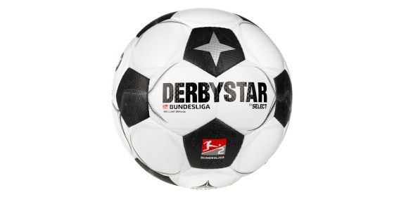 Futbalová lopta Derbystar 2. BUNDESLIGA BRILLANT REPLICA CLASSIC V24