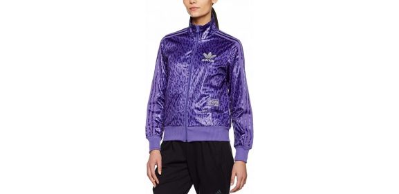 Dámska mikina Adidas W C62 Leo TT Purple - VÝPREDAJ!