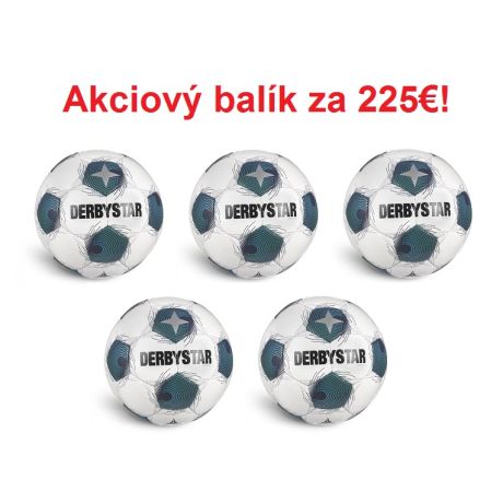 Akciový balík: Futbalová lopta Derbystar Apus APS - 5ks!
