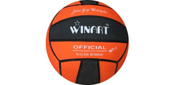 Winart water polo ball oranžová/čierna